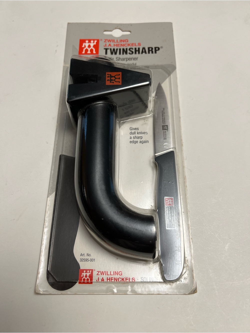 J.A. Henckels Knife Sharpener Twinsharp Pull Through Zwilling Plus Paring Knife